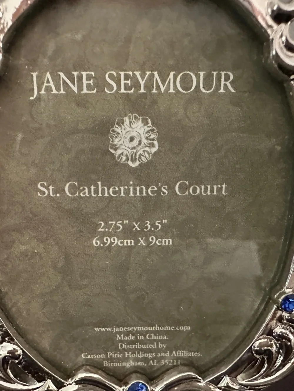 New Jane Seymour St Catherine’s Court Silver Tone 2.75